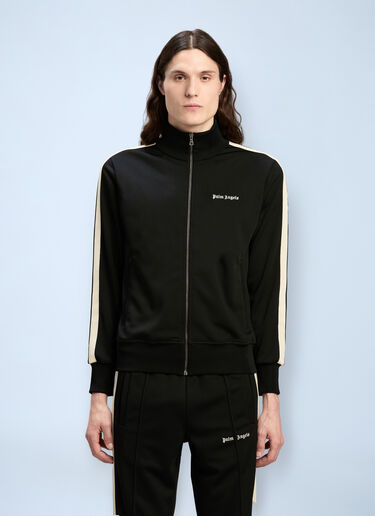 Palm Angels Logo Motif Track Jacket Black pma0160023