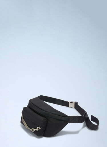 Logo Plate Belt Bag Palm Angels Logo Plate Belt Bag Black pma0160037