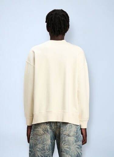 Palm Angels Logo Motif Sweatshirt White pma0160040