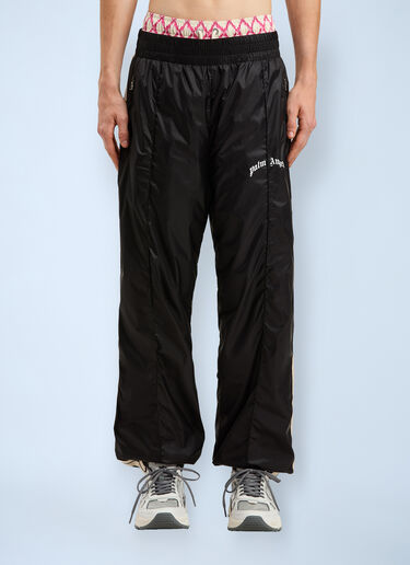 Curved Logo Track Pants Palm Angels Curved Logo Track Pants Black pma0160041