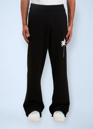 Palm Angels Logo Motif Track Pants Black pma0160042