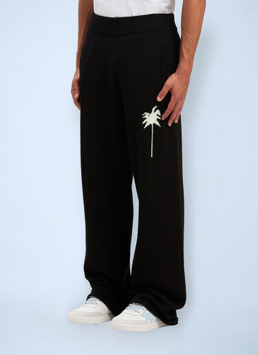 Palm Angels Logo Motif Track Pants Black pma0160042