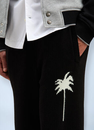 Palm Angels Logo Motif Track Pants Black pma0160042