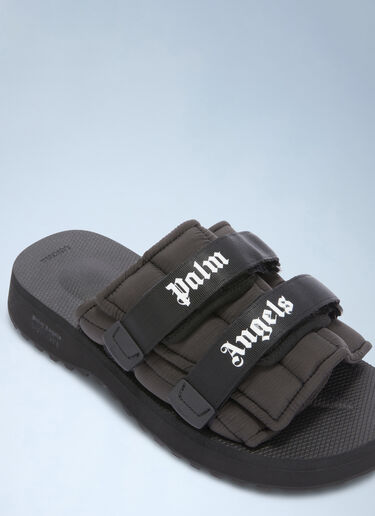 Moto-P Slides Palm Angels Moto-P Slides Black pma0160043