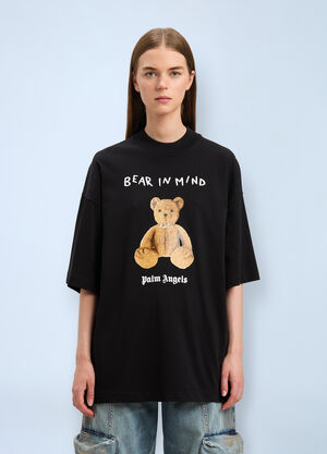 Palm Angels Bear In Mind T-shirt Black pma0260052
