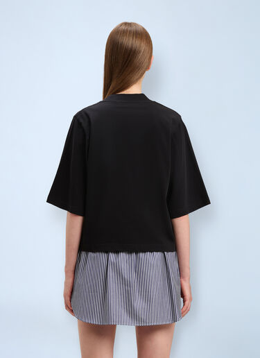Cropped Bear In Mind T-shirt Palm Angels Cropped Bear In Mind T-shirt Black pma0260053
