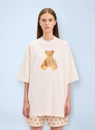 Bear In Mind T-shirt Palm Angels Bear In Mind T-shirt Pink pma0260056