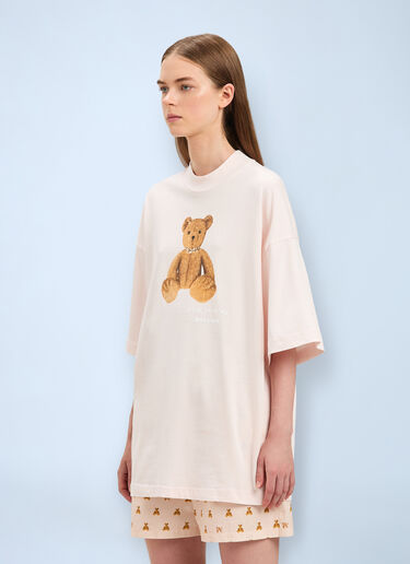 Bear In Mind T-shirt Palm Angels Bear In Mind T-shirt Pink pma0260056