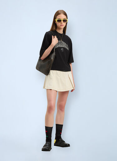 Palm Angels Logo Motif T-shirt Black pma0260057