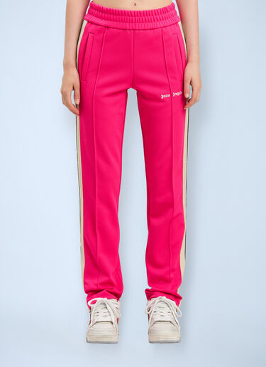 Logo Motif Track pants Palm Angels Logo Motif Track pants Pink pma0260059