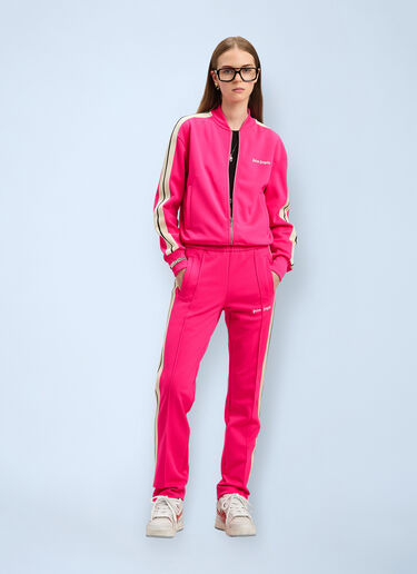 Logo Motif Track pants Palm Angels Logo Motif Track pants Pink pma0260059