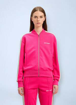 Palm Angels Logo Motif Track Jacket Pink pma0260061
