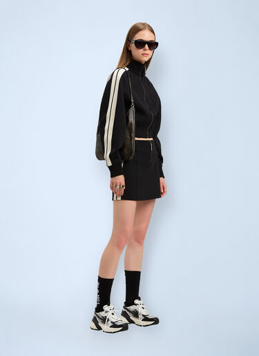 Cropped Neoprene Track Jacket Palm Angels Cropped Neoprene Track Jacket Black pma0260071