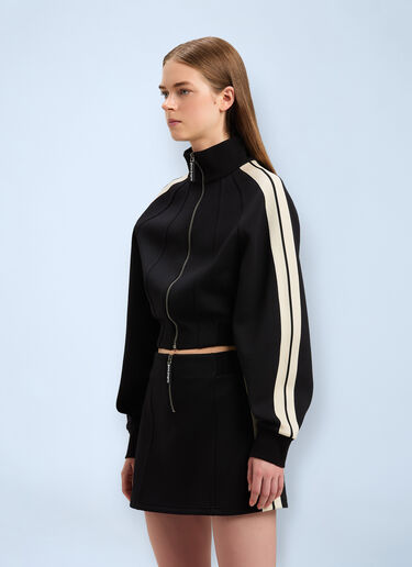 Cropped Neoprene Track Jacket Palm Angels Cropped Neoprene Track Jacket Black pma0260071