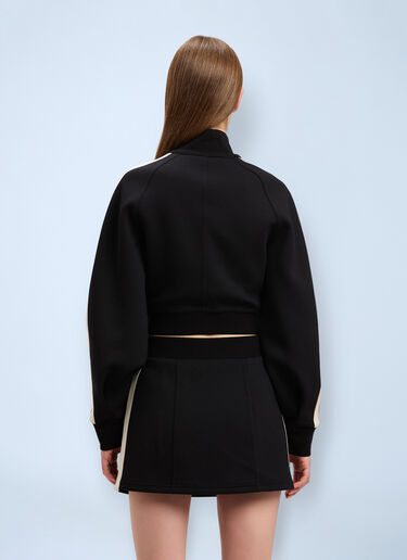 Cropped Neoprene Track Jacket Palm Angels Cropped Neoprene Track Jacket Black pma0260071