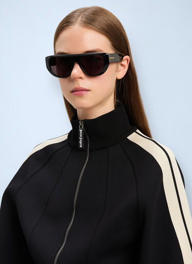 Cropped Neoprene Track Jacket Palm Angels Cropped Neoprene Track Jacket Black pma0260071