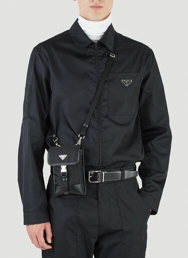 Re-Nylon 挂绳手机套 Prada Re-Nylon 挂绳手机套 黑 pra0145047