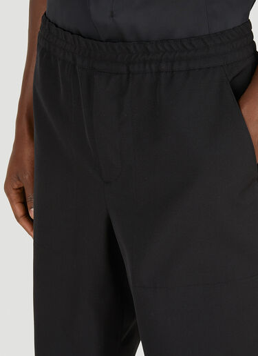 Logo Plaque Shorts Prada Logo Plaque Shorts Black pra0147073