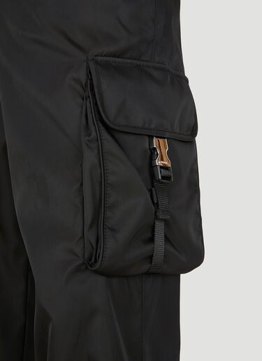 Prada [Re-Nylon] 카고 팬츠 블랙 pra0149008