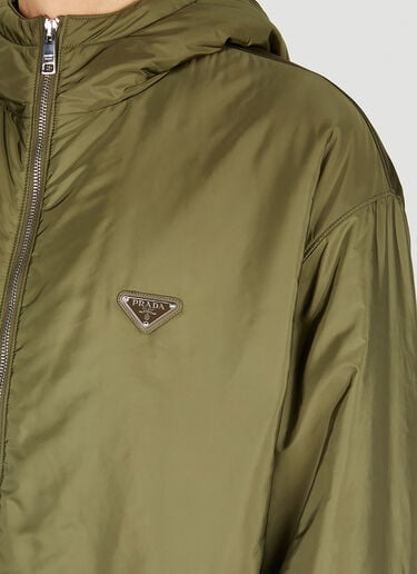 徽标铭牌大衣 Prada 徽标铭牌大衣 橄榄绿 pra0152027