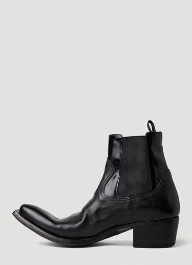 Turn-Up Toe Cowboy Boots Prada Turn-Up Toe Cowboy Boots Black pra0152046