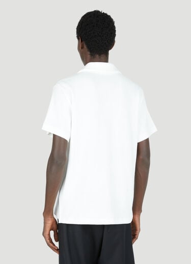 Prada 毛圈布徽标贴饰 Polo 衫 白色 pra0153008