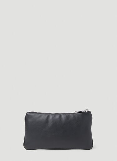 Triangle Plaque Pouch Wallet Prada Triangle Plaque Pouch Wallet Black pra0153028