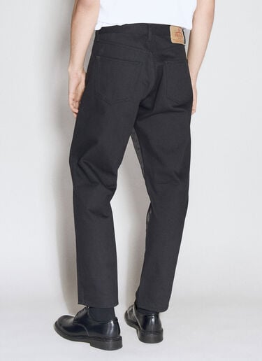 Logo Plaque Five-Pocket Jeans Prada Logo Plaque Five-Pocket Jeans Black pra0155002
