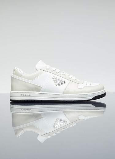 Downtown Leather Sneakers Prada Downtown Leather Sneakers Beige pra0156012