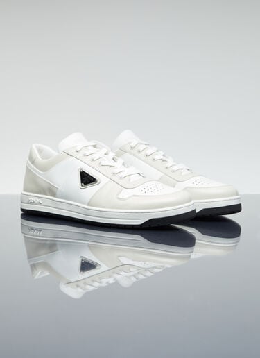 Downtown Leather Sneakers Prada Downtown Leather Sneakers Beige pra0156012
