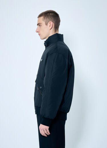 Nylon Aviator Puffer Jacket Prada Nylon Aviator Puffer Jacket Black pra0159031