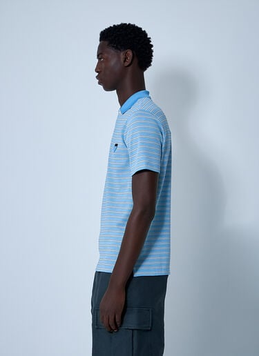 Logo Motif Polo Shirt Prada Logo Motif Polo Shirt Light Blue pra0161003