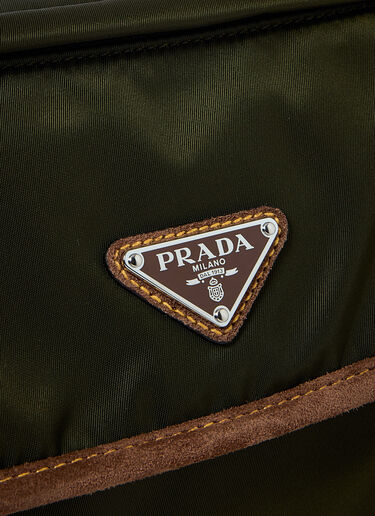Prada Medium Re-Nylon Crossbody Bag Brown pra0161017