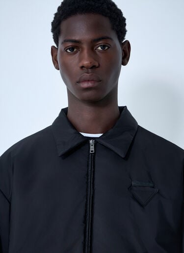 Prada Short Re-Nylon Down Jacket Black pra0162003