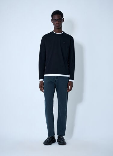 Prada Over-Dyed Jeans Denim pra0162006
