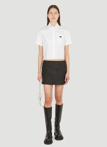 Prada Re-Nylon 迷你半裙 黑色 pra0252008