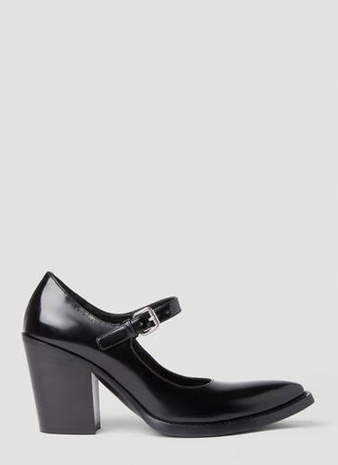 Mary Jane Heeled Sandals Prada Mary Jane Heeled Sandals Black pra0252057