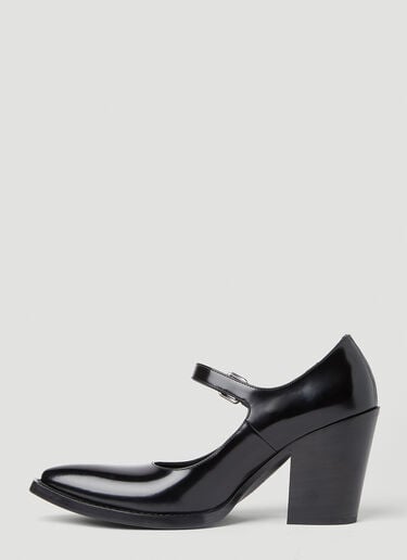 Mary Jane Heeled Sandals Prada Mary Jane Heeled Sandals Black pra0252057