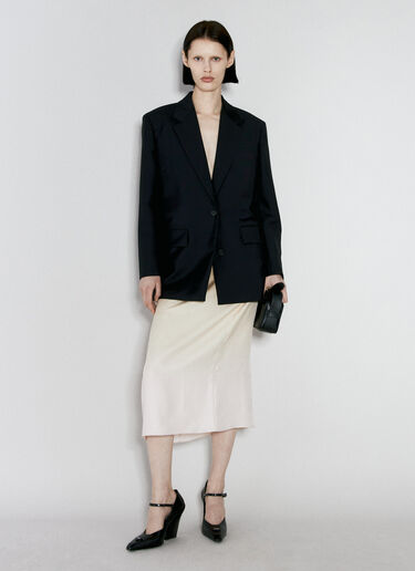 Prada 옴브레 실크 미디 스커트  베이지 pra0256010