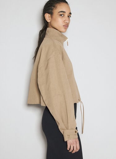 로고 플라크 블루종 재킷 Prada 로고 플라크 블루종 재킷 브라운 pra0256013