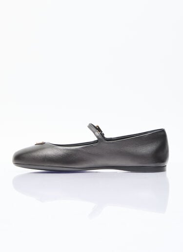 Nappa Leather Ballerina Flats Prada Nappa Leather Ballerina Flats Black pra0256057