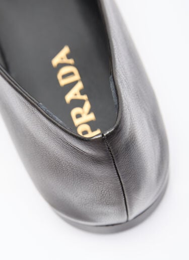 Nappa Leather Ballerina Flats Prada Nappa Leather Ballerina Flats Black pra0256057