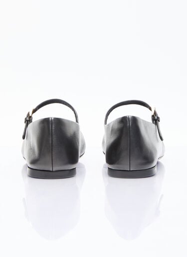Nappa Leather Ballerina Flats Prada Nappa Leather Ballerina Flats Black pra0256057
