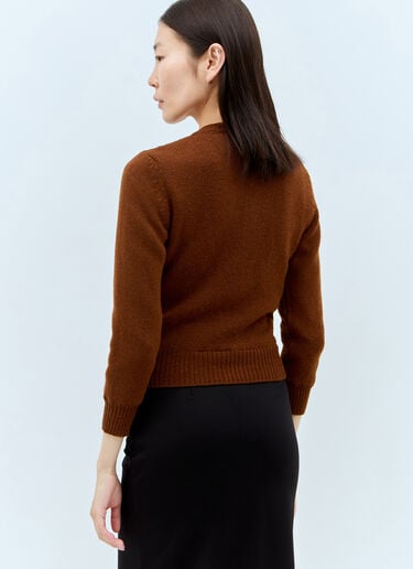 Wool Cardigan Prada Wool Cardigan Brown pra0258002