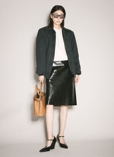 Prada 徽标印花短款 T 恤  白色 pra0258008