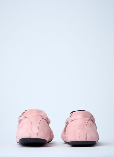 Prada Collapse Re-Nylon & 스웨이드 스니커즈 핑크 pra0262007