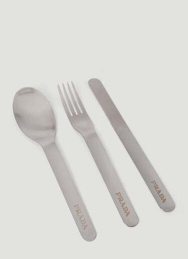 Travel Cutlery Set Prada Travel Cutlery Set Black pra0351025
