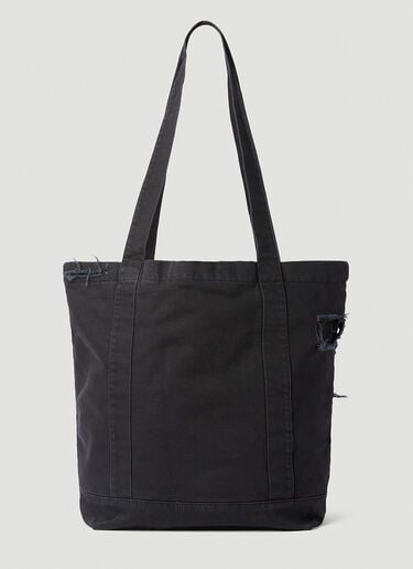 Logo Patch Tote Bag Raf Simons Logo Patch Tote Bag Black raf0151016