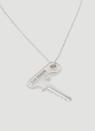 Raf Simons Key Pendant Necklace Silver raf0151020