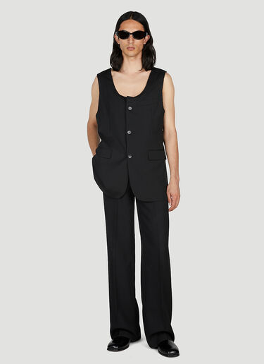 Raf Simons 스쿠프넥 슈팅 탑 블랙 raf0152006